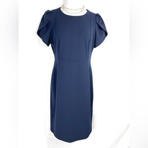 Calvin Klein Classic Navy Midi Dress